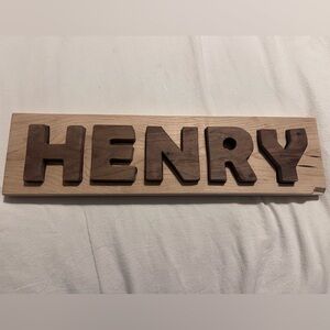 Wooden Name